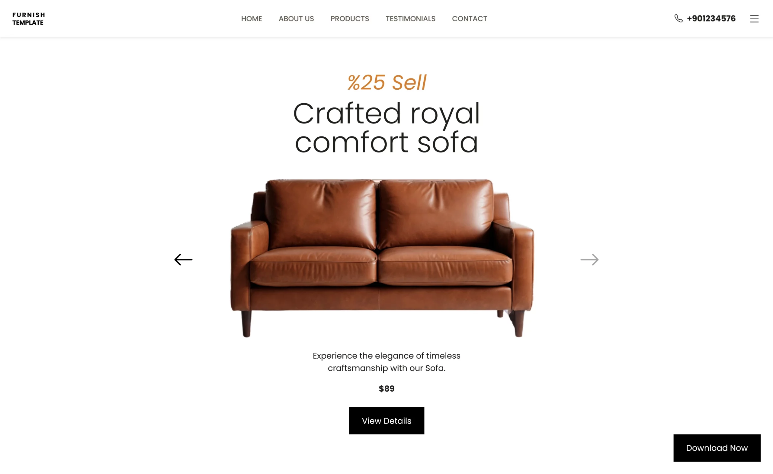 Furnish – Free Bootstrap 5 Furniture Website Template