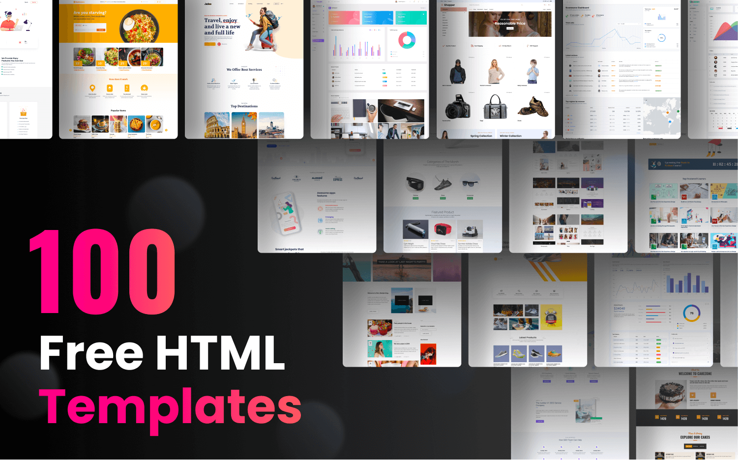 Template Collection 2022 – One Hundred FREE HTML5 Templates in One Bundle