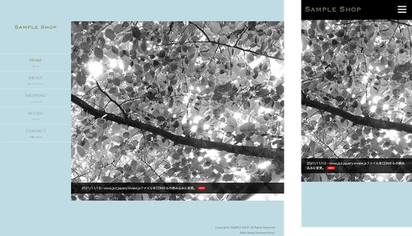 高級ショップ向け tp_shop10_skyblue