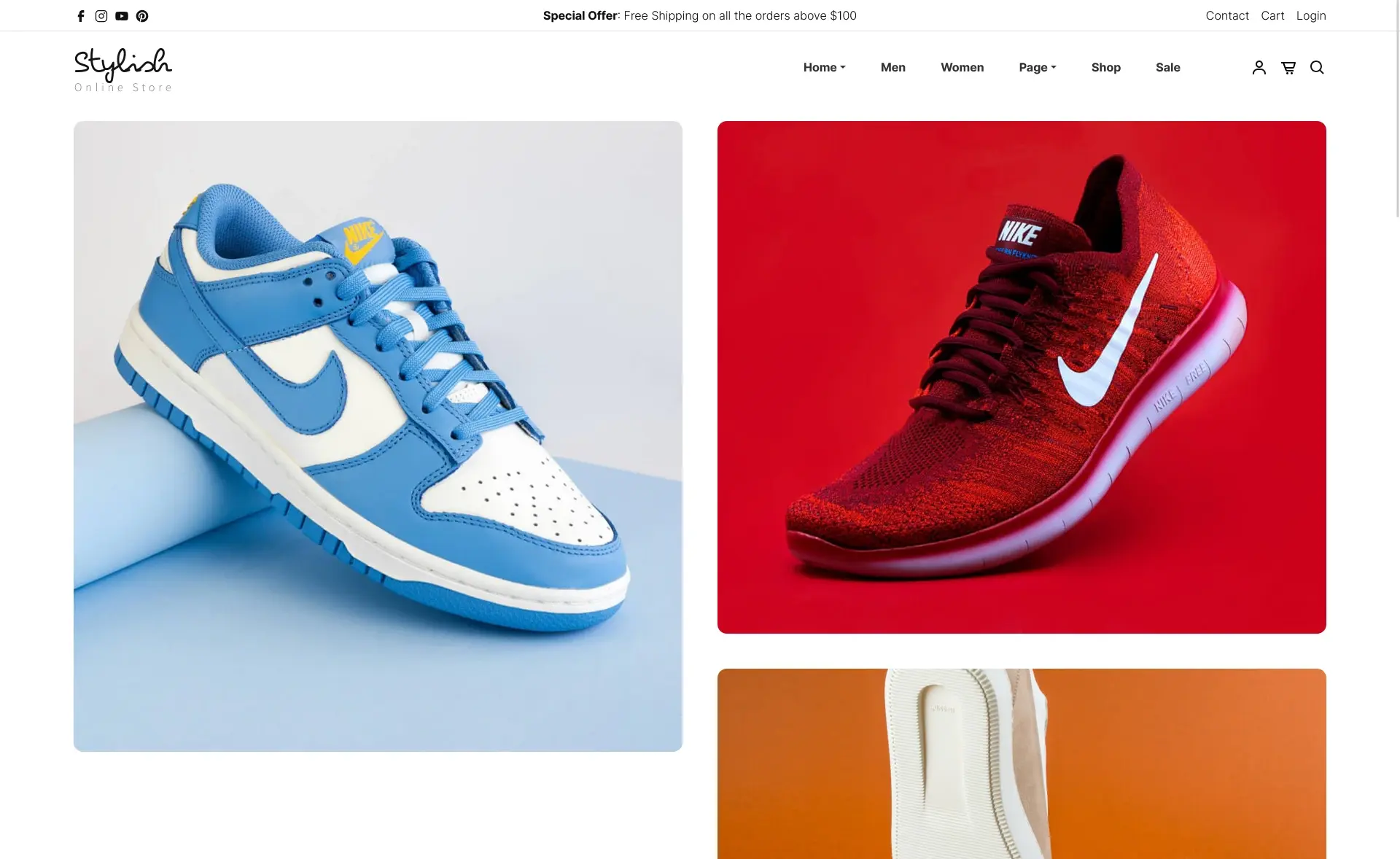 Stylish – Free Responsive Bootstrap 5 eCommerce Website Theme