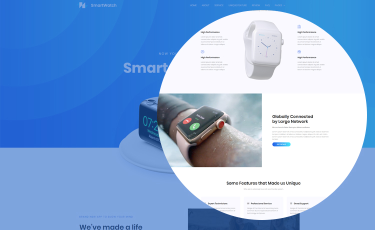 Watch – Free HTML5 eCommerce Template for Any Kind of Online Store