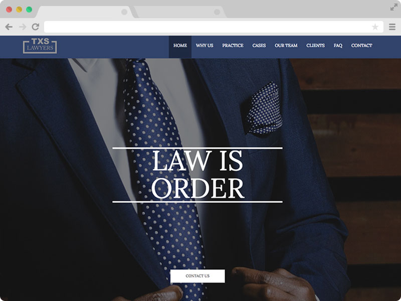 Texas Lawyer – Lawyer Attorney Website Bootstrap Template Free Download