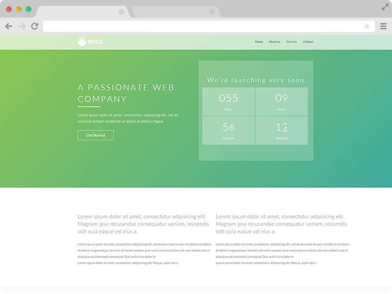 Notes – Free Responsive Product Launching Landing Page