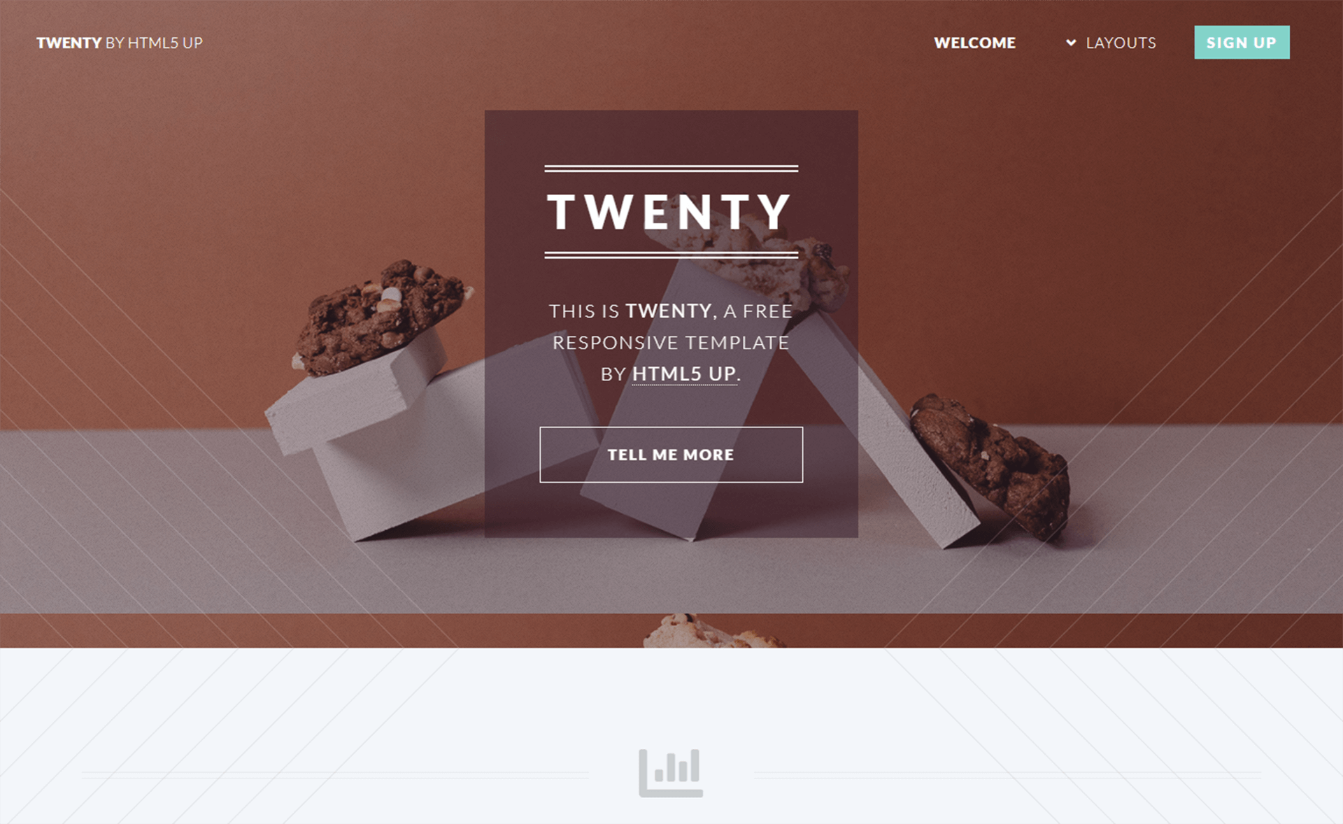 Twenty – Free Responsive Multipage HTML5 Website Template