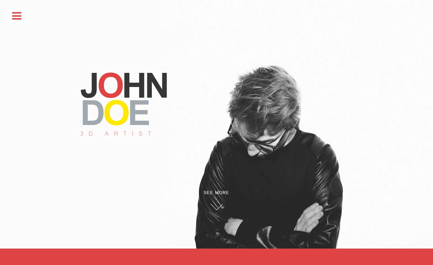 JohnDoe – Free One Page Portfolio Website Bootstrap Template