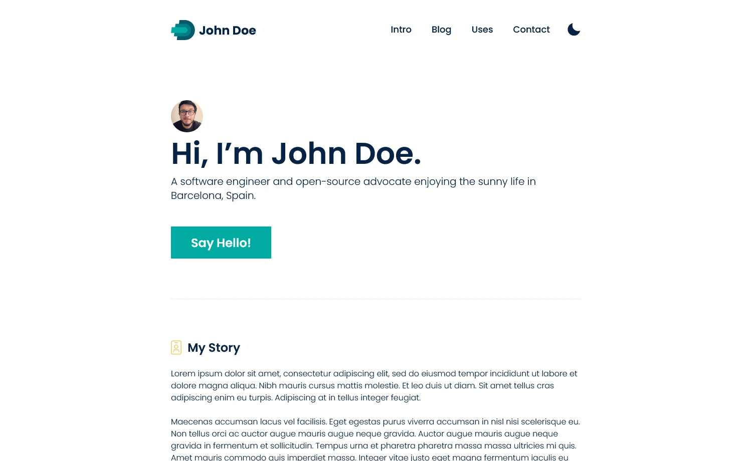 Atlas – Free Responsive Tailwind CSS Blogging Website Template