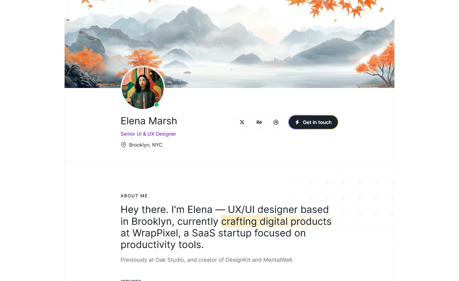 Typefolio – Free Tailwind CSS Next.js Portfolio Website Template