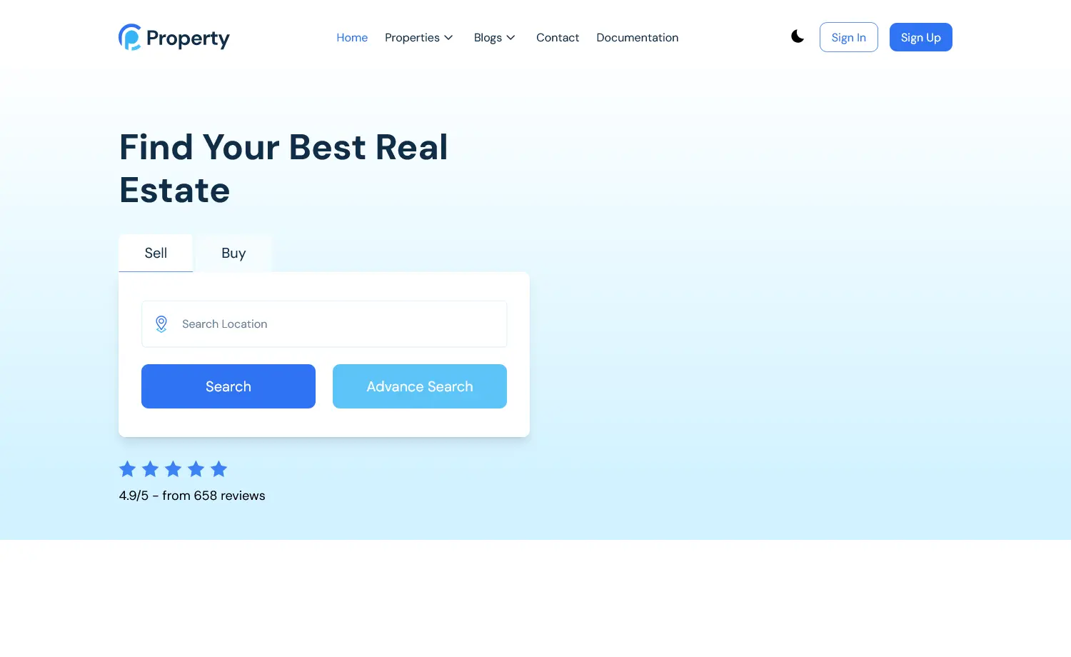 Property – Free Tailwind CSS Business Website Template