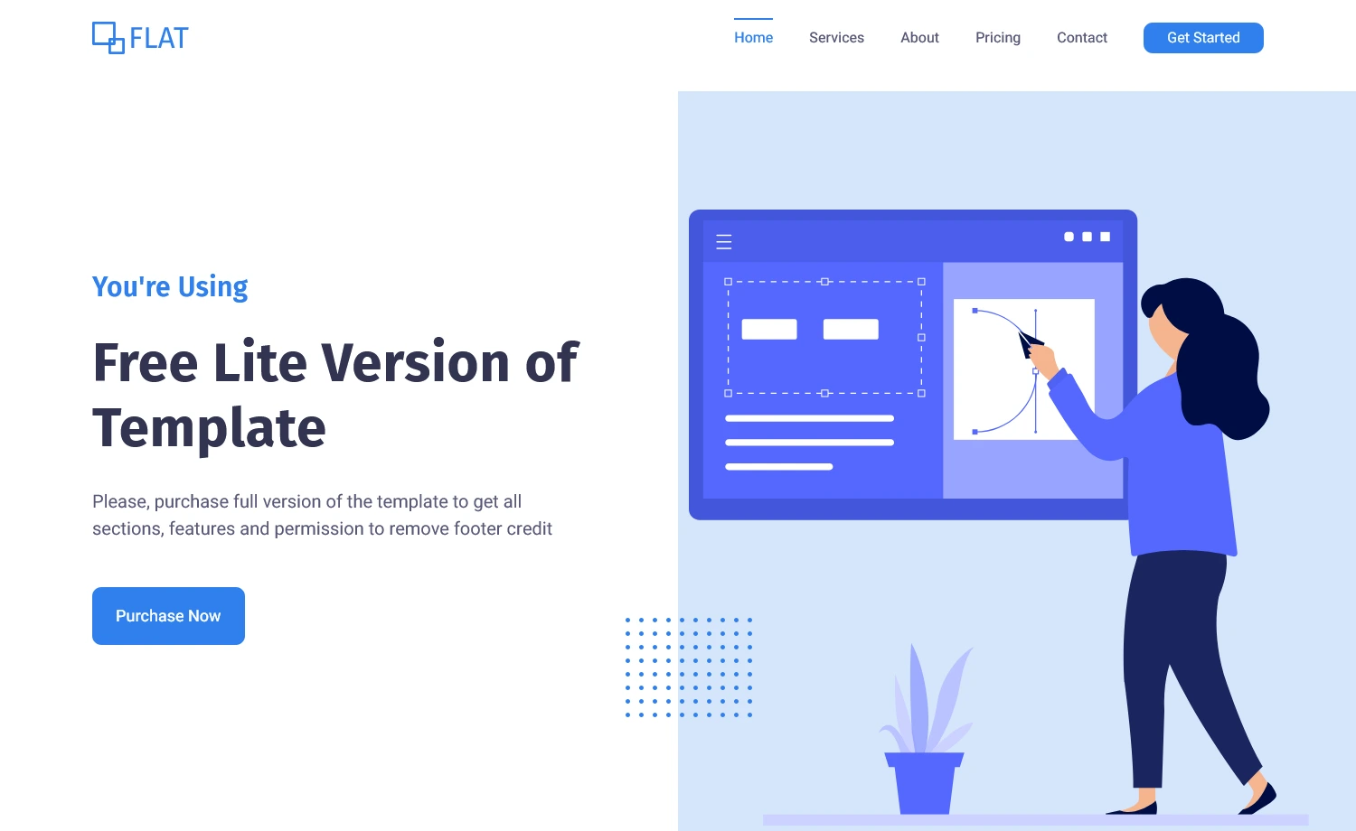 Flat – Free HTML & Bootstrap 5 Agency Website Template