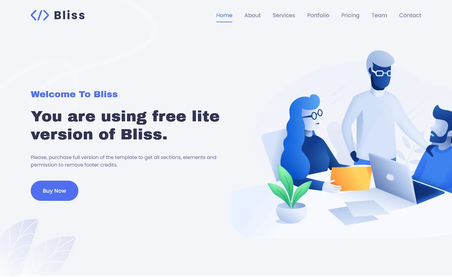 Bliss – Free Bootstrap 5 Landing Page Website Template