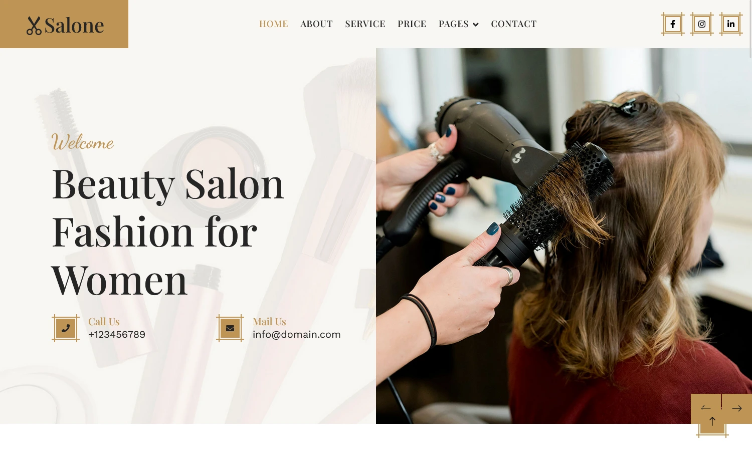 Salone – Free Responsive Bootstrap 5 Business Template