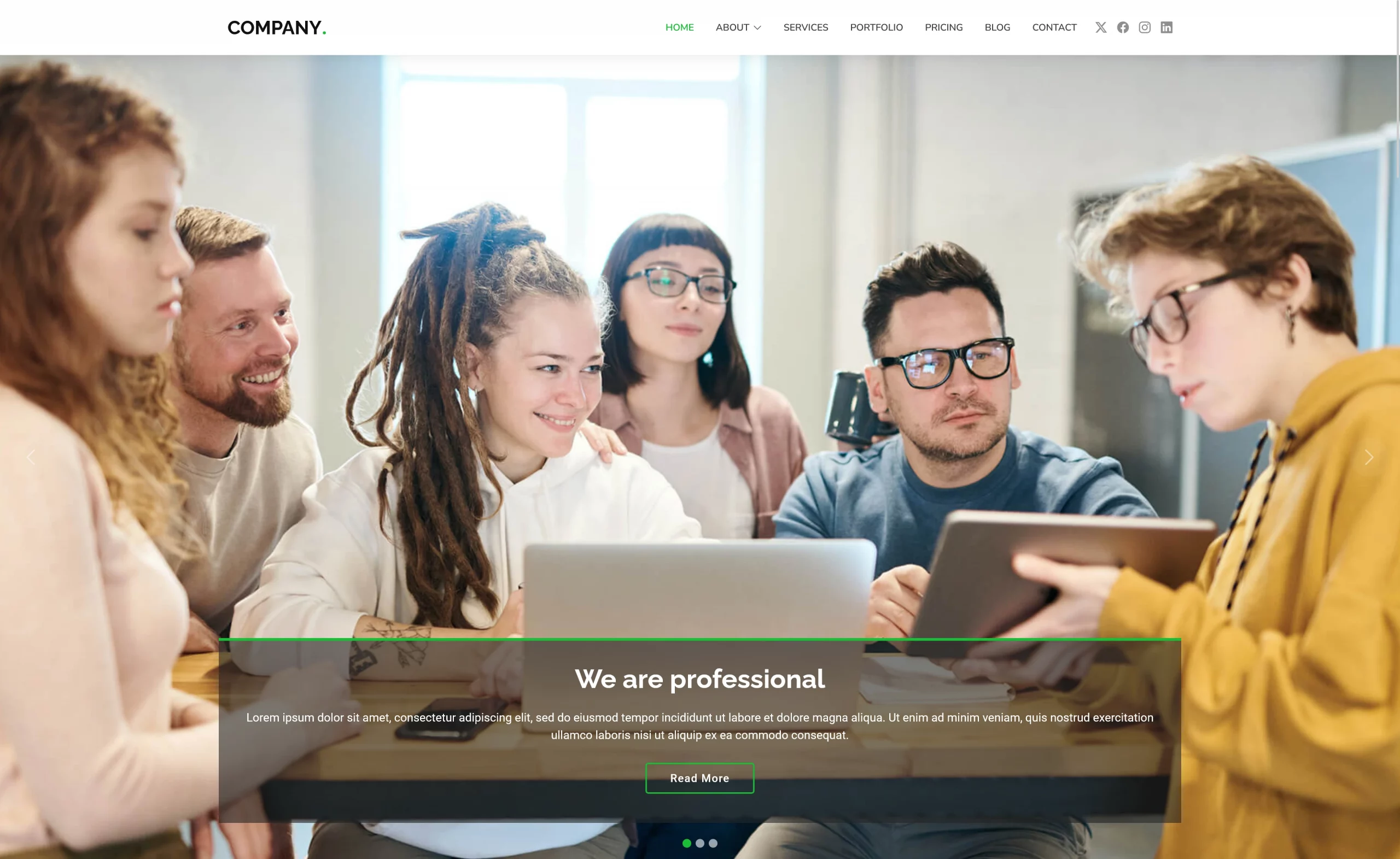 Company – Free Responsive Bootstrap 5 Business Template