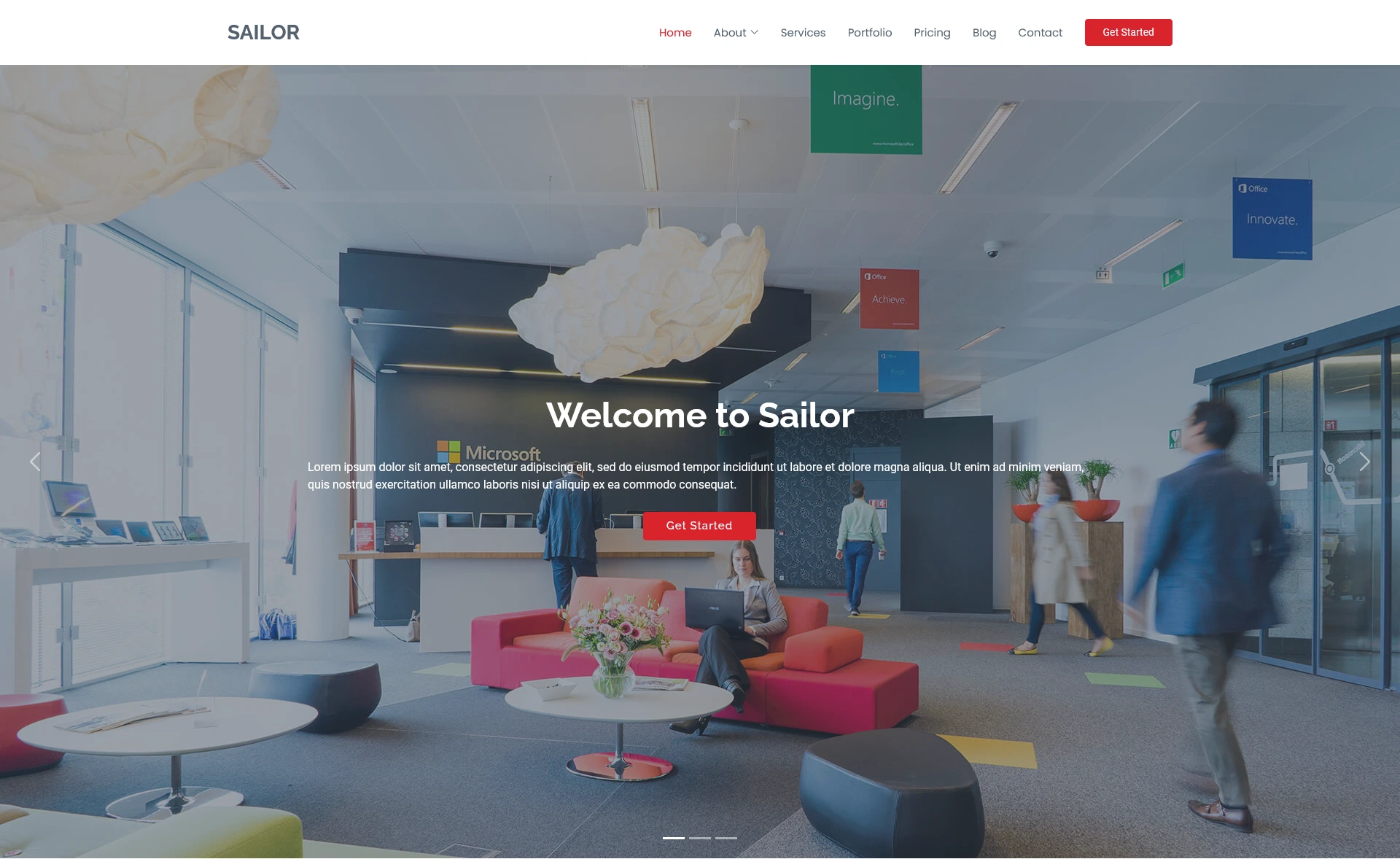 Sailor – Free Responsive Bootstrap 5 Multipage Business Template