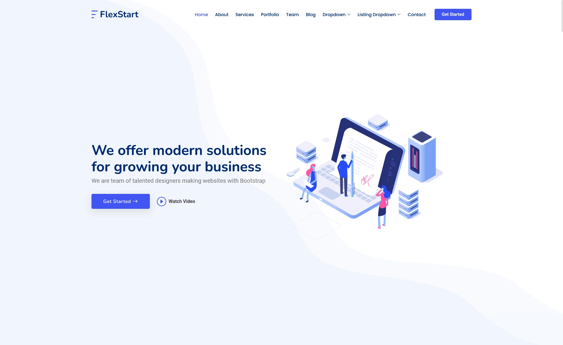 FlexStart – Free Responsive Bootstrap 5 Business Template