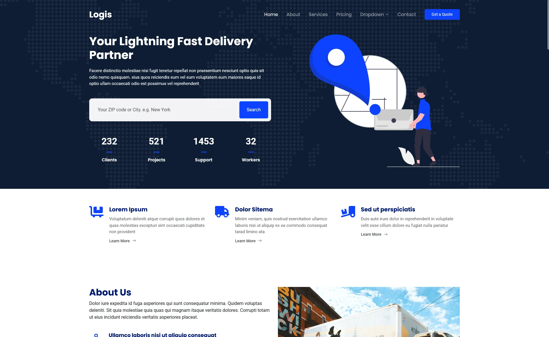 Logis – Free Bootstrap 5 Responsive Business Template