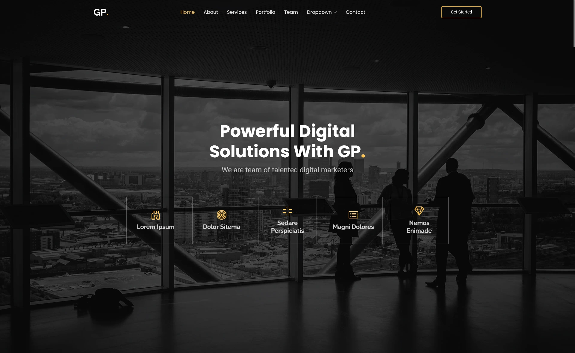 GP – Free Responsive Bootstrap 5 Business & Corporate Template