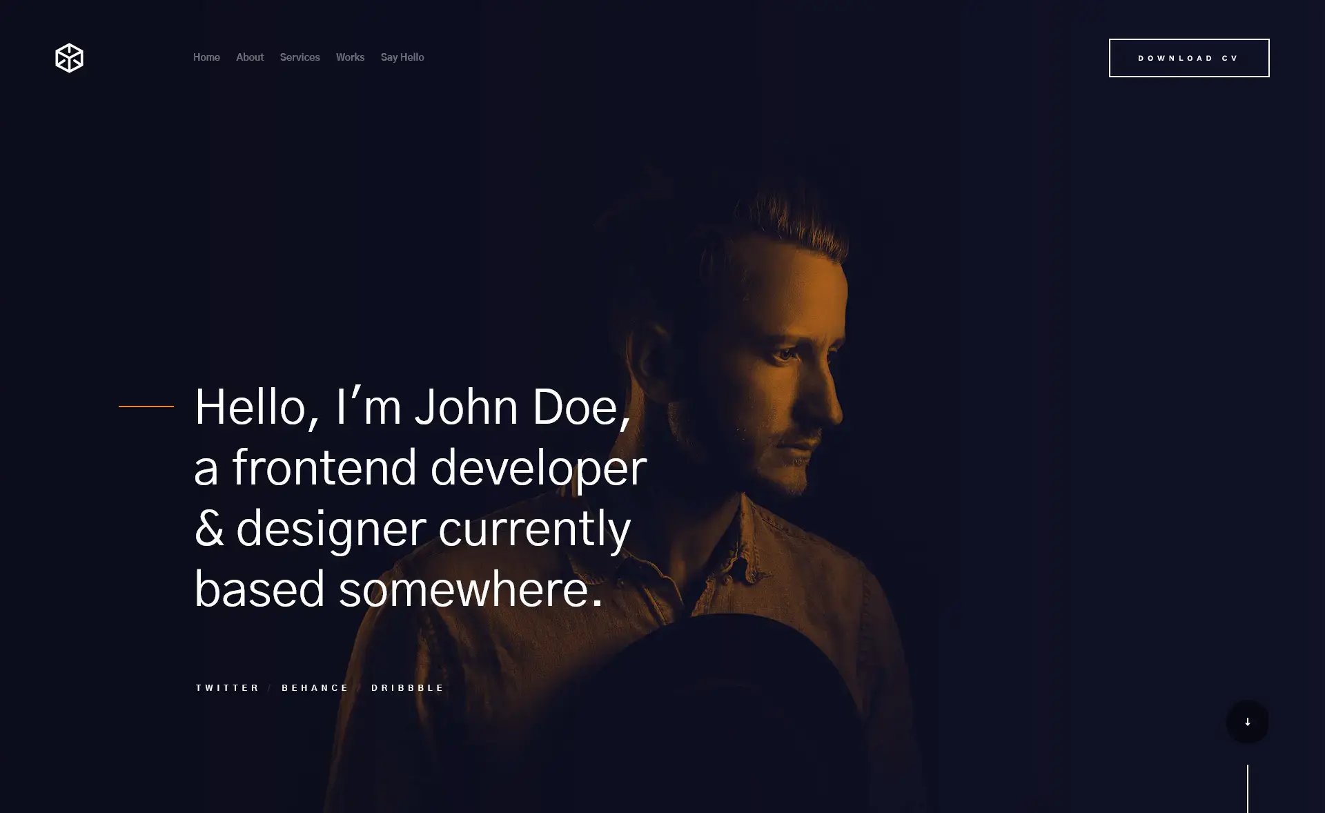 Ethos – Free Responsive HTML5 Portfolio Website Template