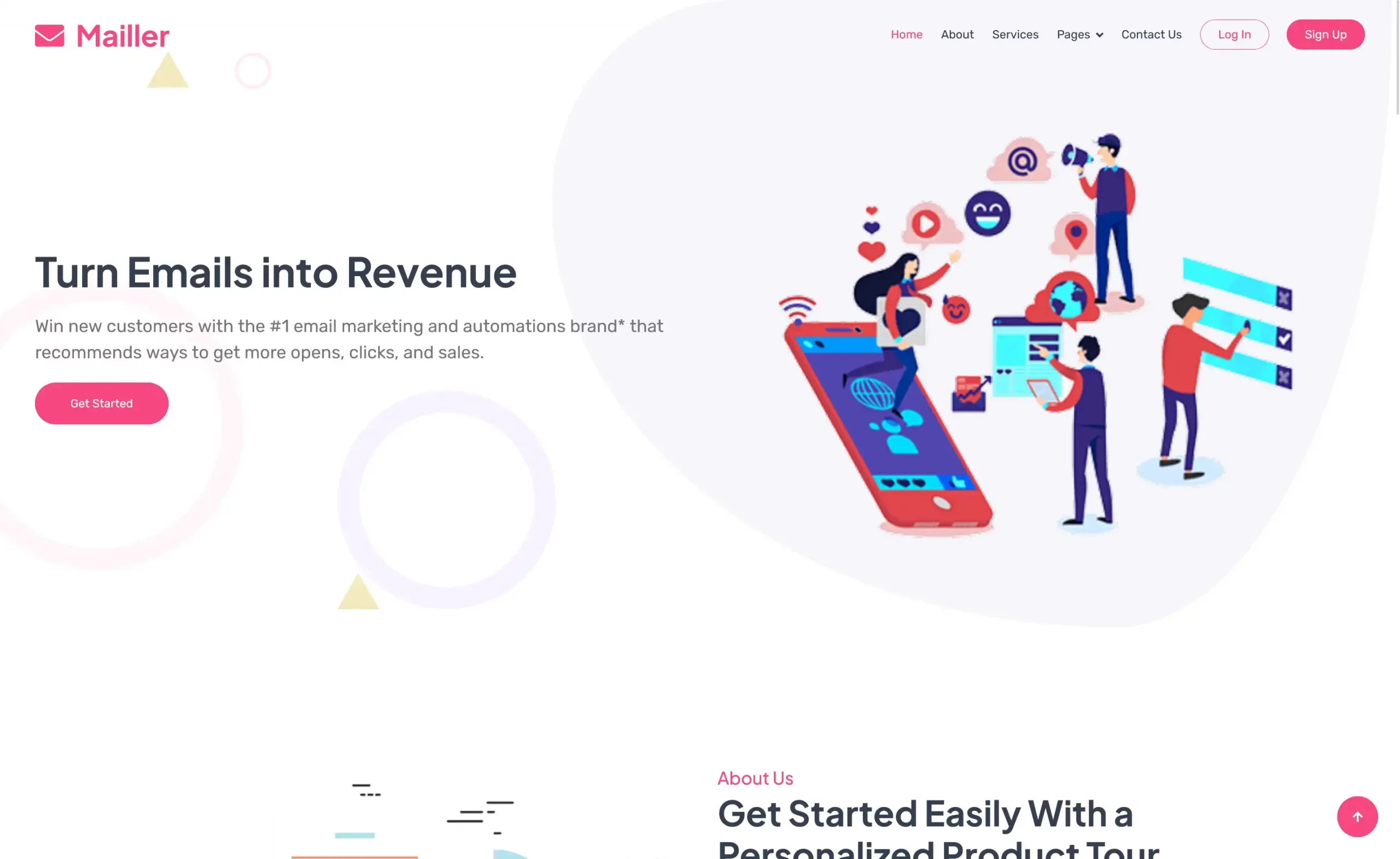 Mailler – Free Bootstrap 5 Business & Corporate Website Template