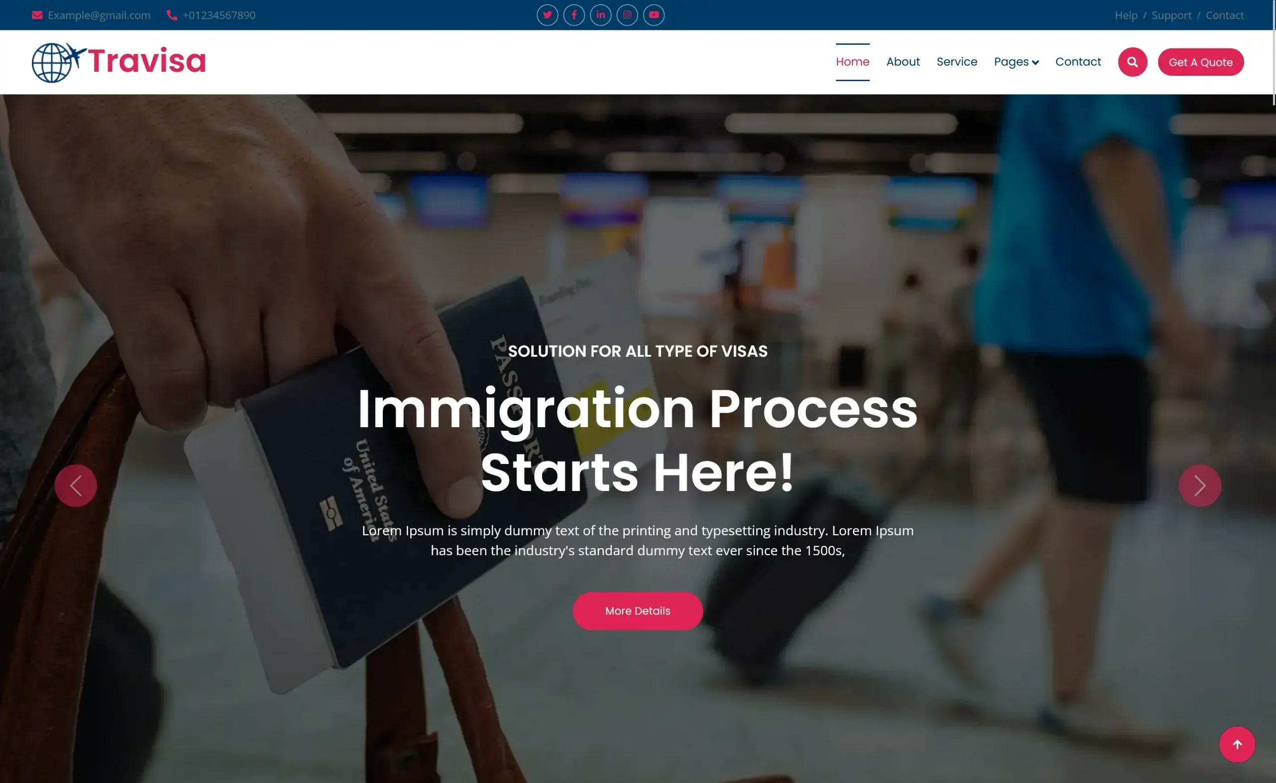 Travisa – Free Bootstrap 5 Business & Corporate Website Template