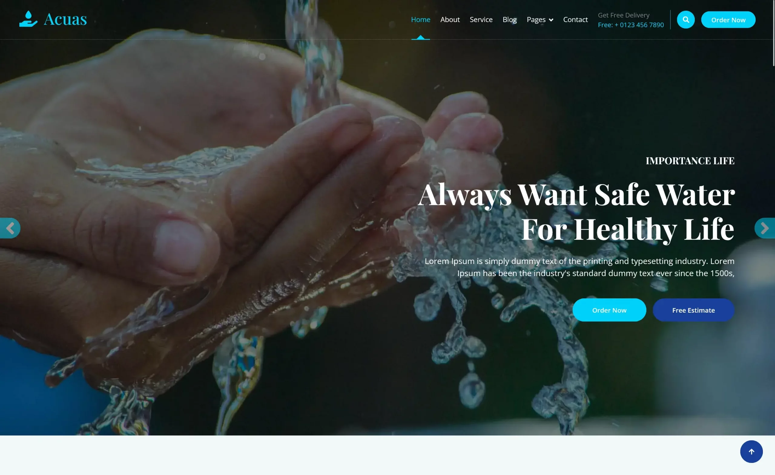 Acuas – Free Bootstrap 5 Business & Corporate Website Template