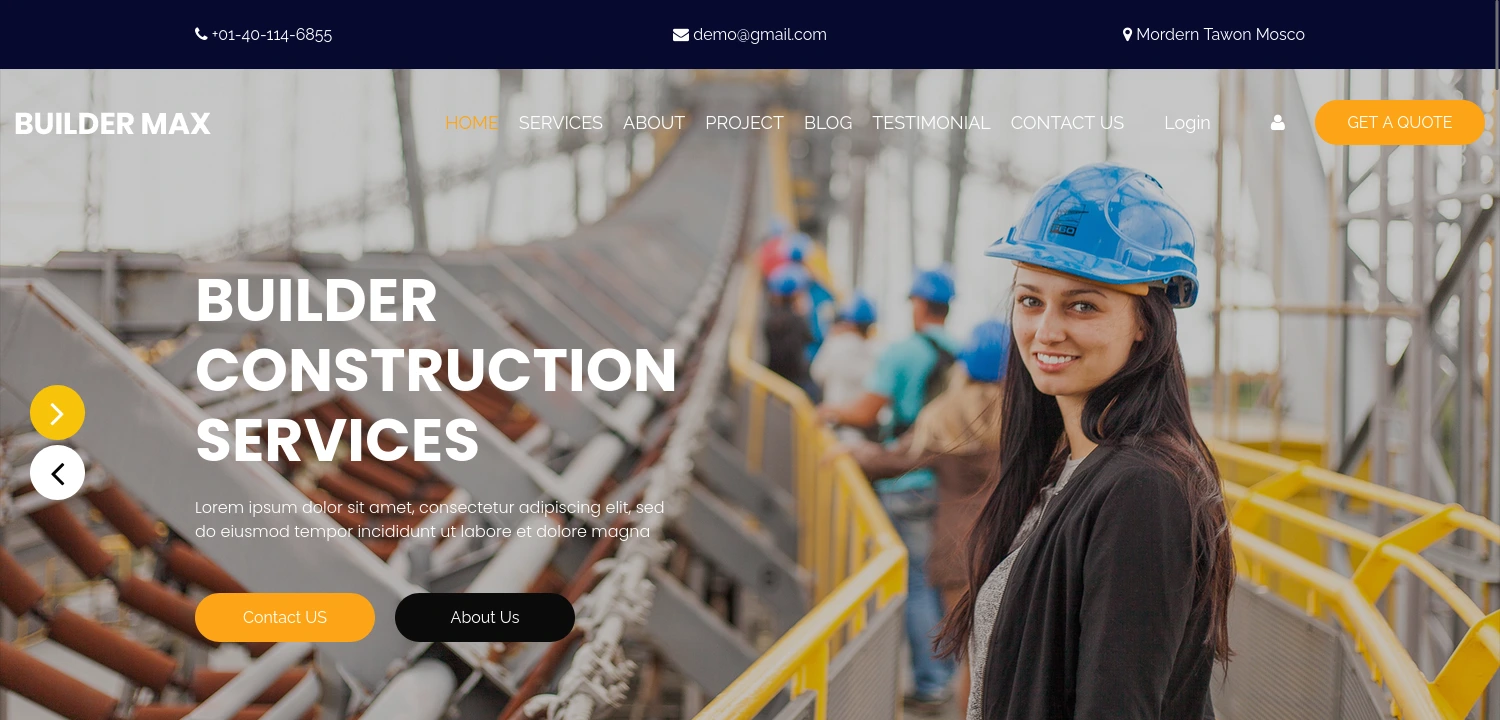 BuilderMax – Free Bootstrap 4 HTML5 Website Template