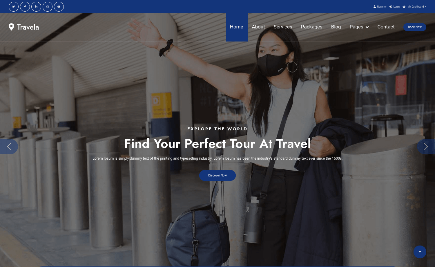 Travela – Free HTML5 Tourism Business Website Template
