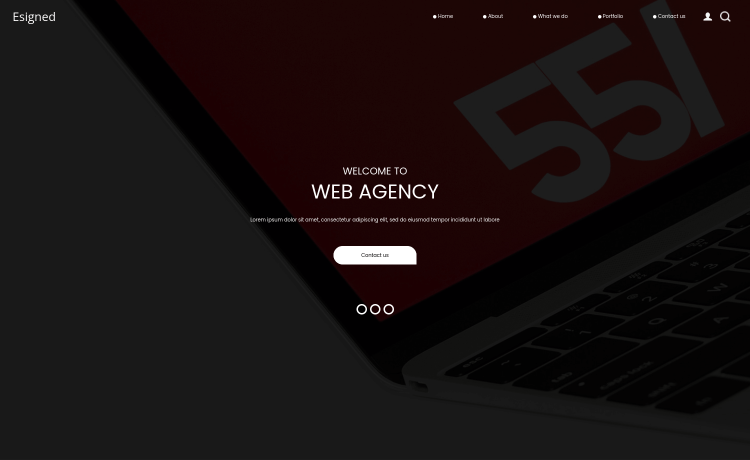 Esigned – Free Bootstrap 4 Multi-Page Business & Corporate Website Template