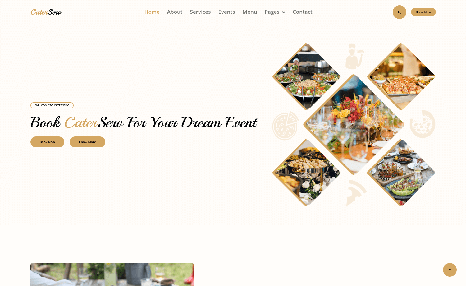 CaterServ – Free Bootstrap 5 Business Landing Page Template