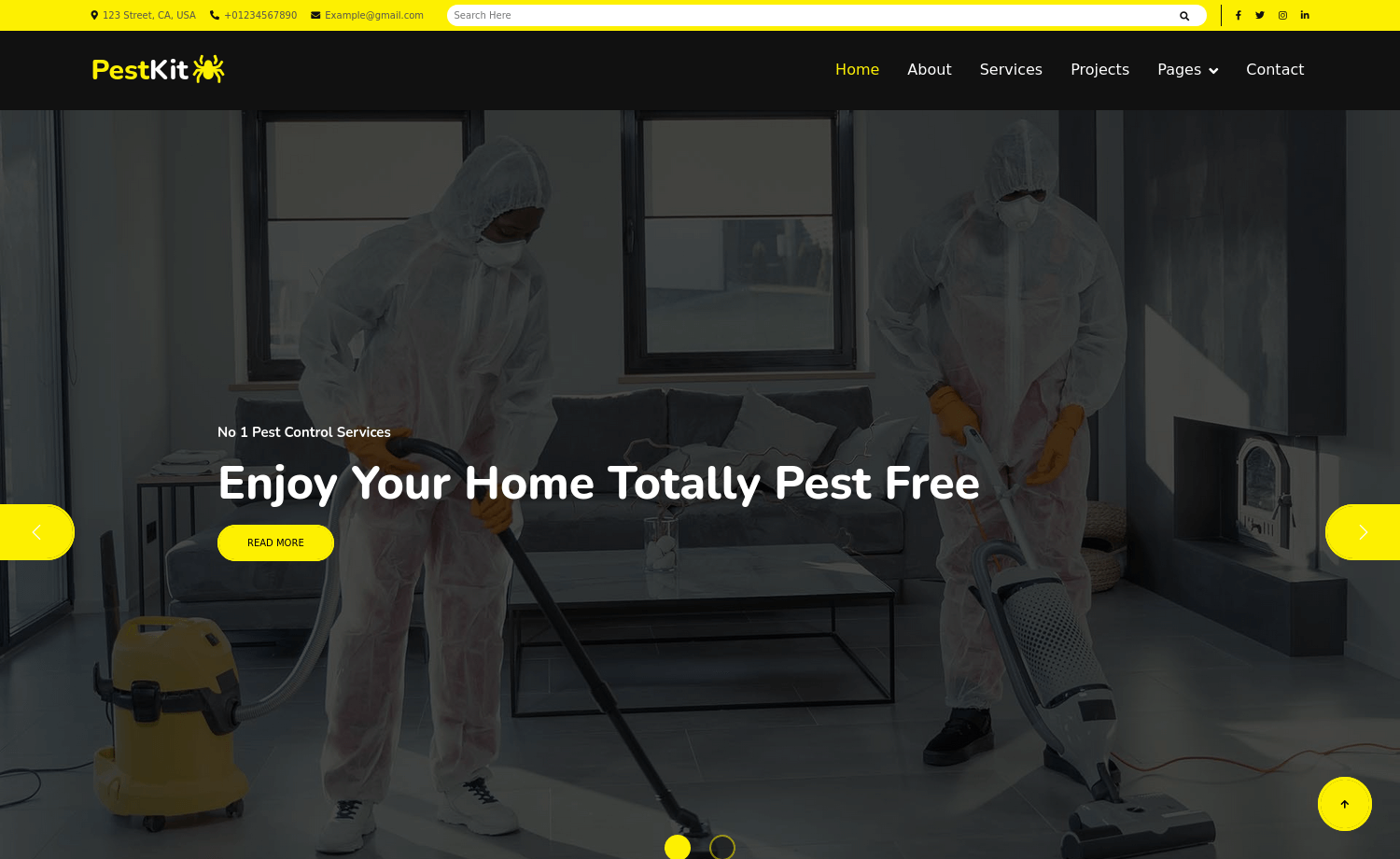 PestKit – Free Bootstrap 5 Pest Control Business Website Template