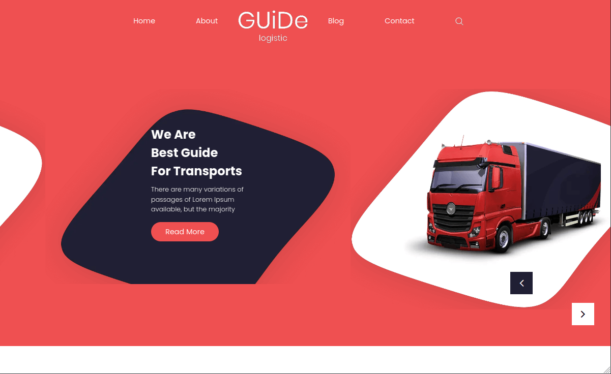 Guide – Free Bootstrap 4 HTML5 Logistics Website Template