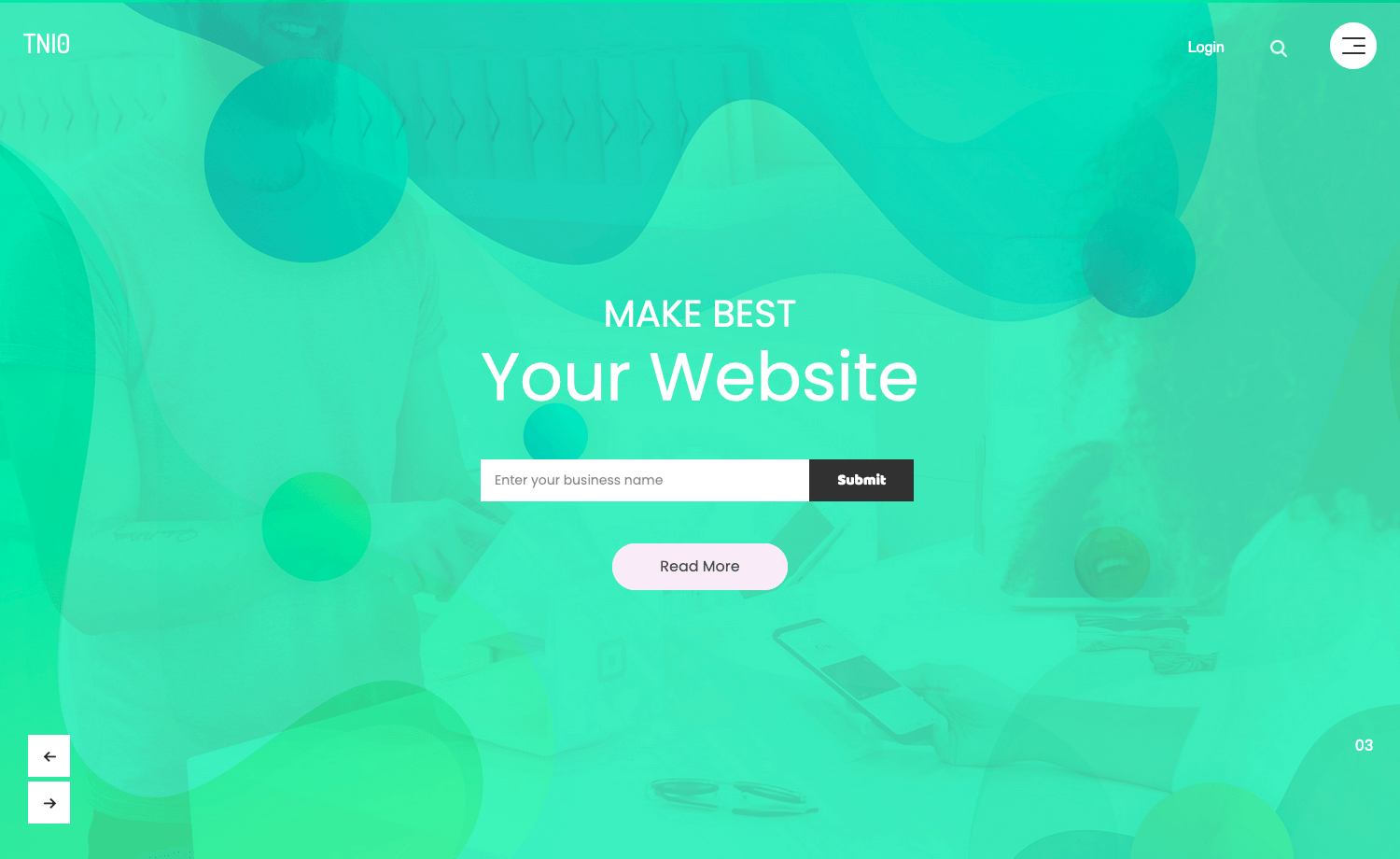Tnio- Free Bootstrap 4 Hosting Provider Website Template