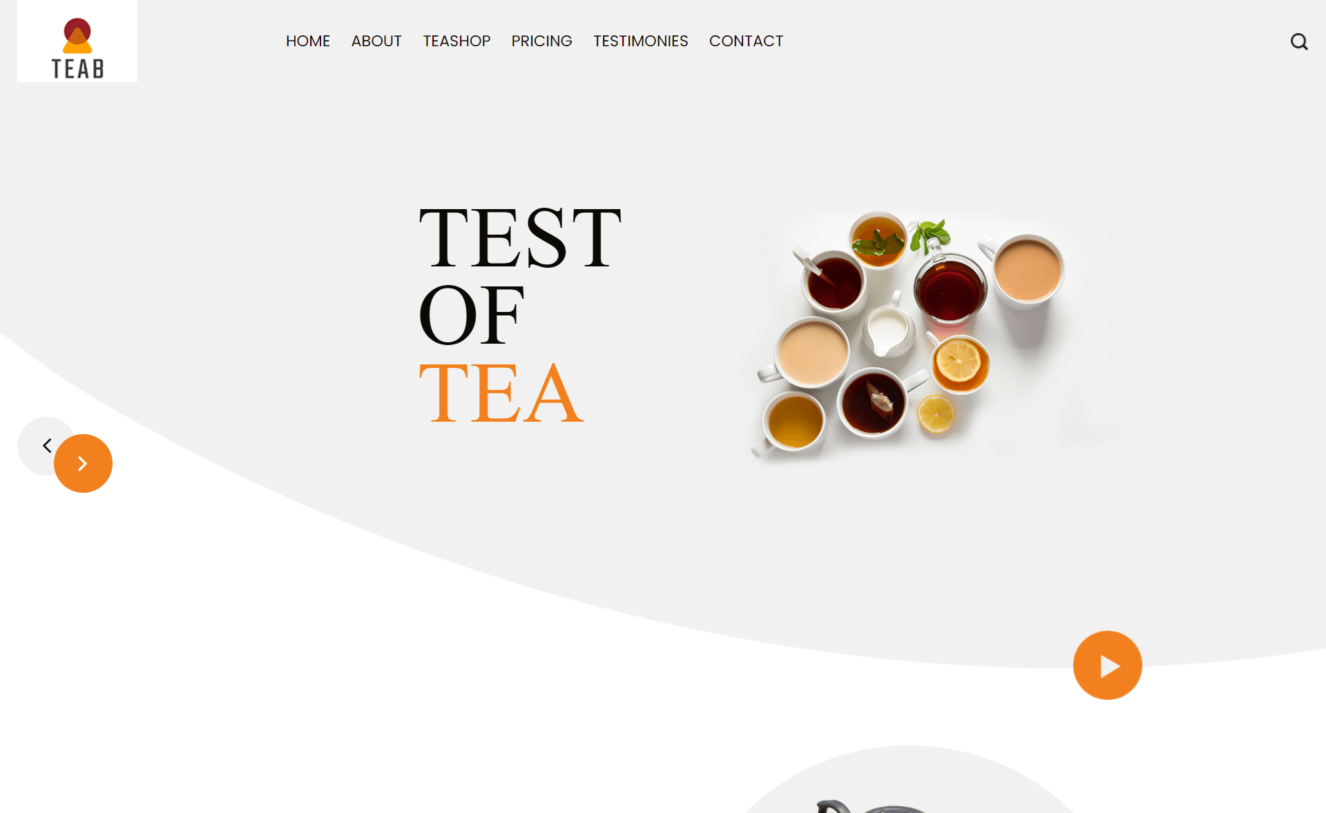 Teab – Free Bootstrap 4 Business Website Template