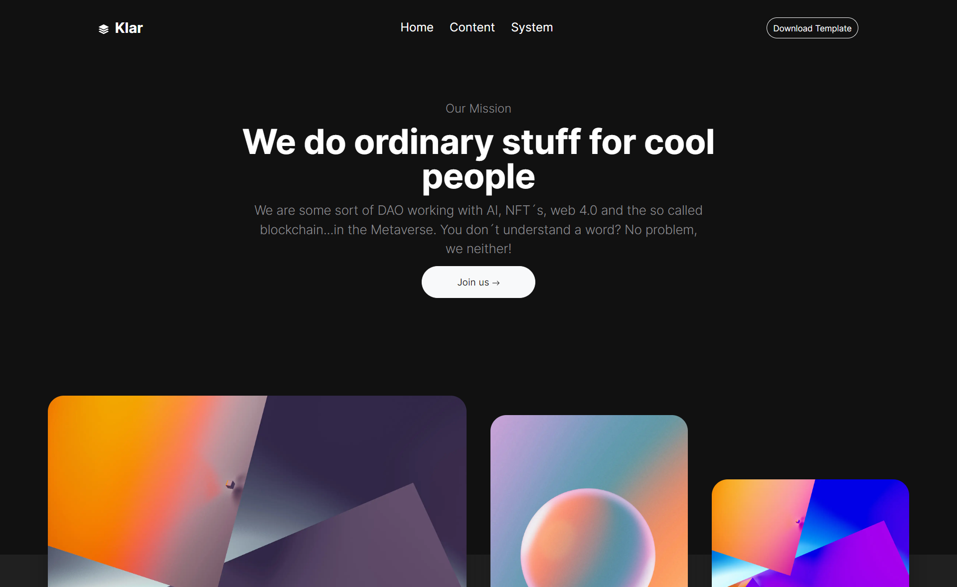 Klar – Free Bootstrap 5 HTML5 Website Template