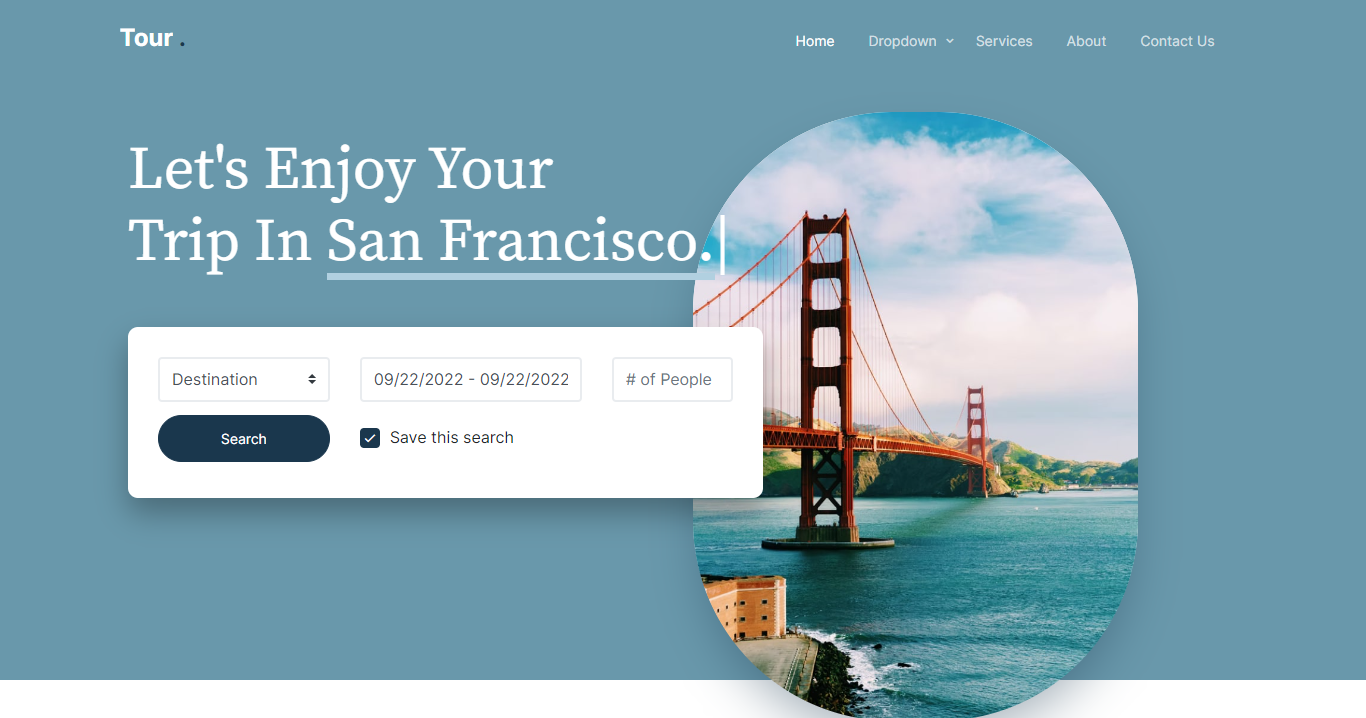 Tour – Free Bootstrap 5 Travel Agency Website Template