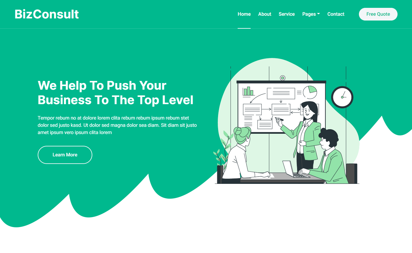 BizConsult – Free Bootstrap 5 HTML5 Business Consultancy Template