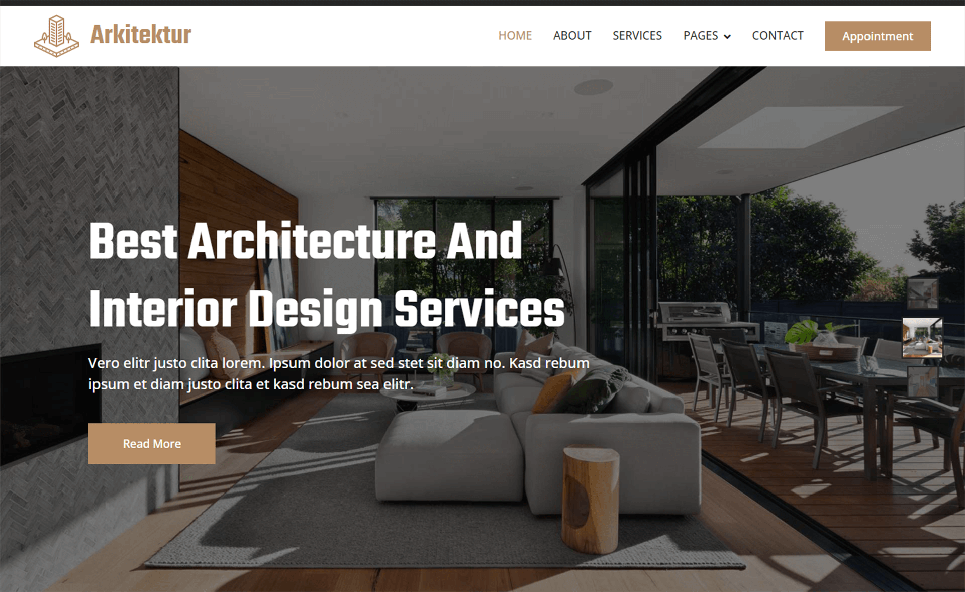 Arkitektur – Free Responsive HTML5 Bootstrap 5 Architecture Website Template