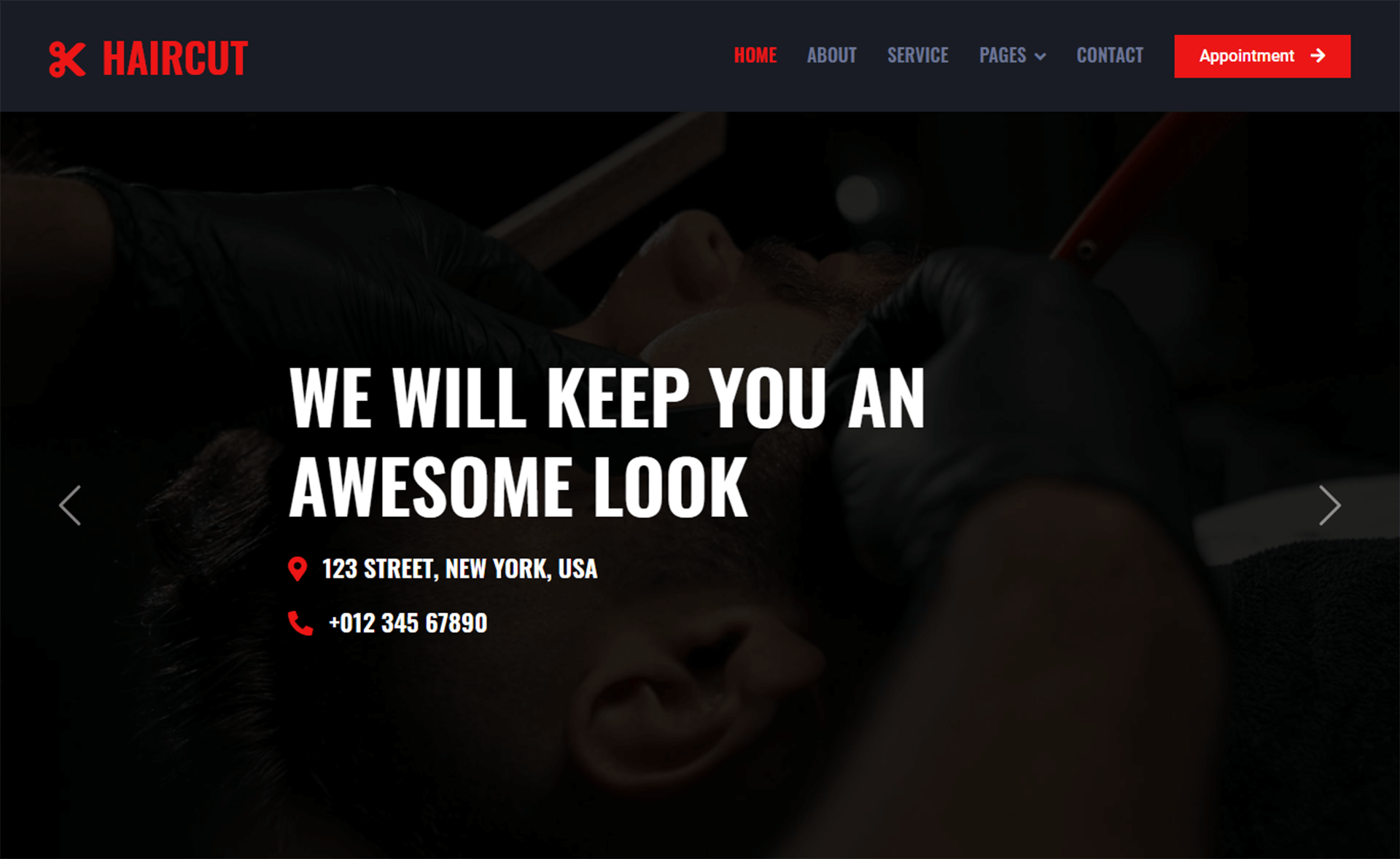 HairCut – Free Bootstrap 5 HTML5 Responsive Business Template