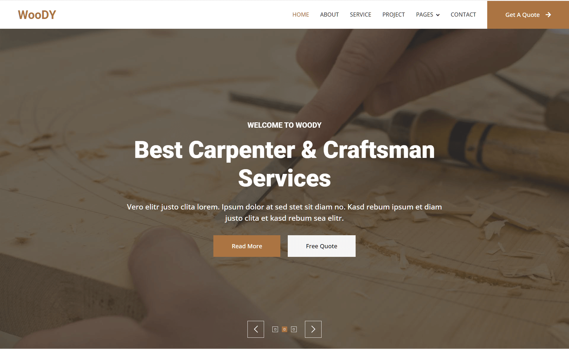 Woody – Responsive Free Bootstrap 5 HTML5 Business Template