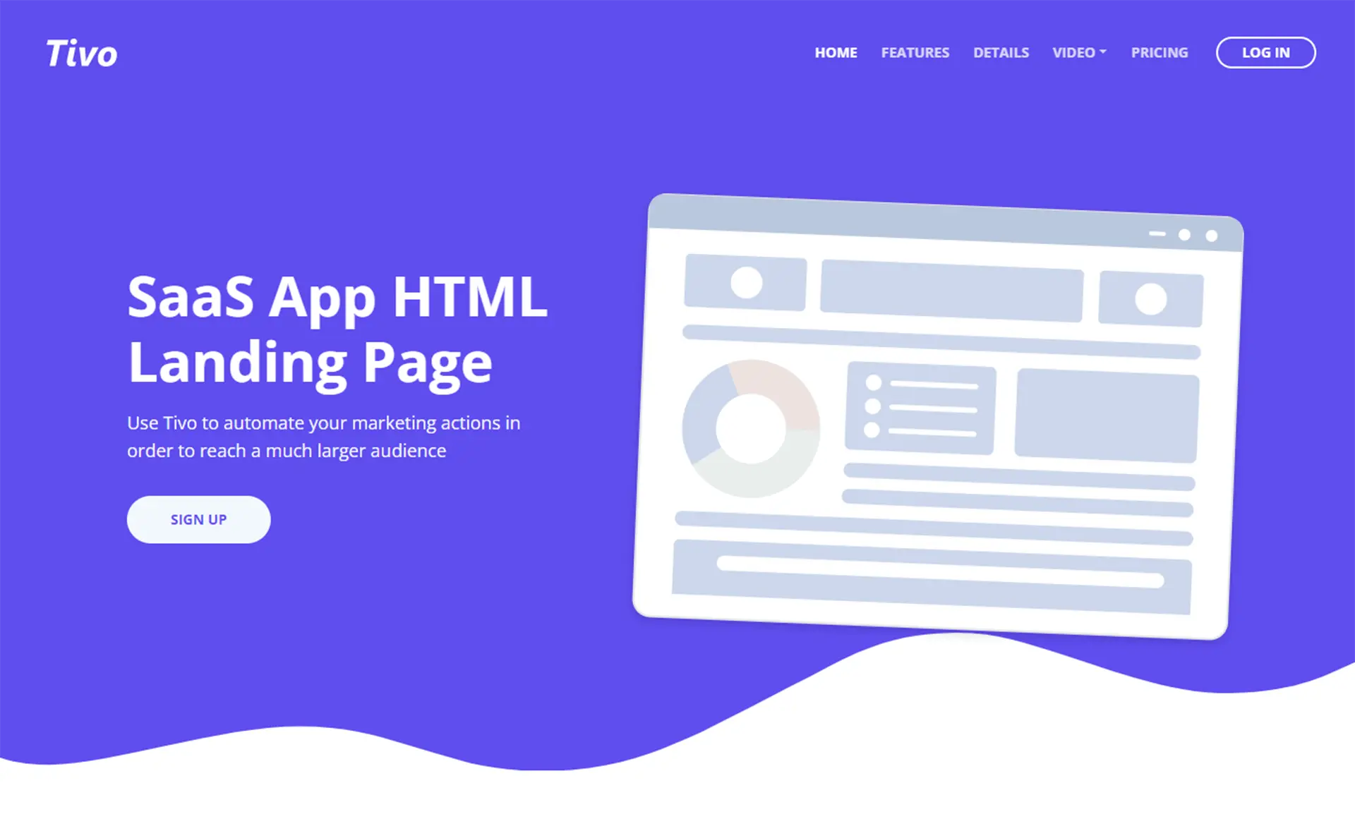 Tivo – Free Bootstrap 4 HTML5 Landing Page Website Template