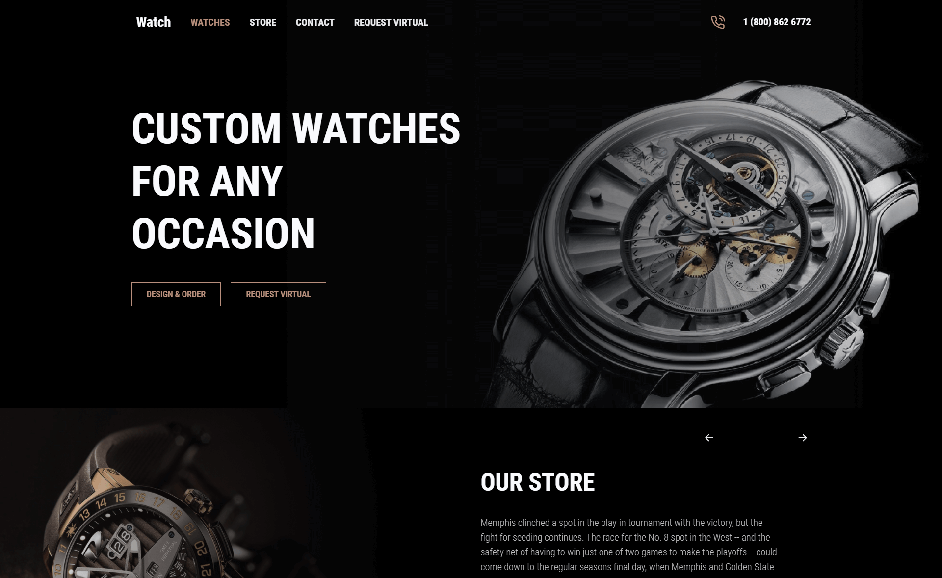 Watch – Free Responsive Bootstrap 5 HTML5 Business Website Template