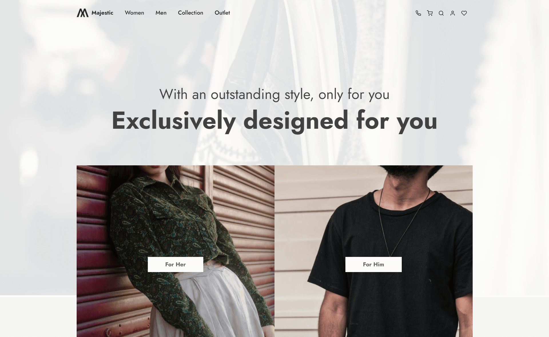 Majestic – Free Bootstrap 5 HTML5 eCommerce Website Template