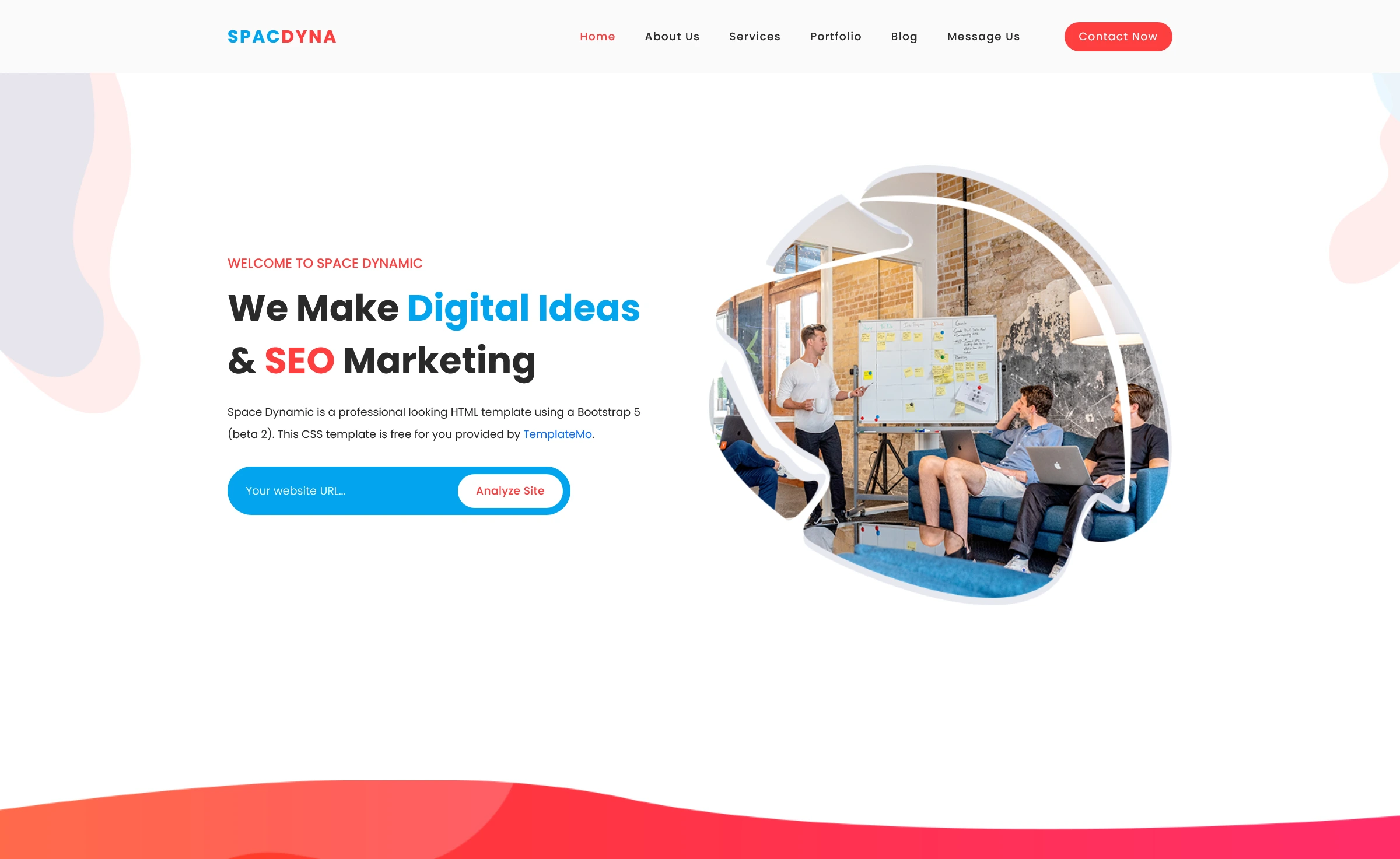 SpaceDynamic – Free Bootstrap 5 HTML5 Digital Marketing Website Template