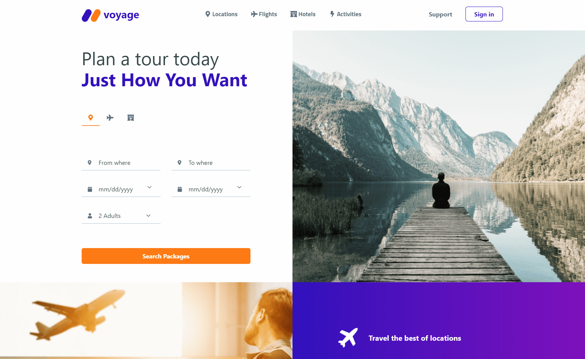 Voyage – Free Responsive Bootstrap 5 HTML5 Travel Website Template