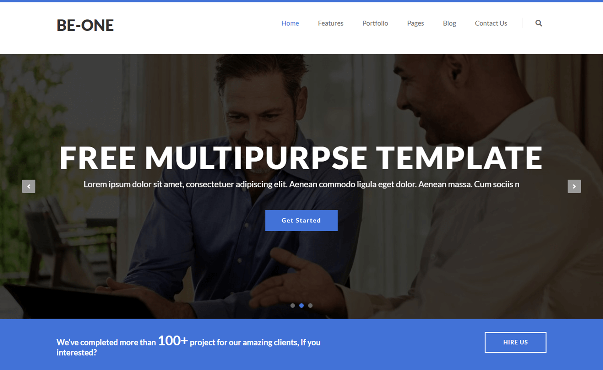 Be One – Free Bootstrap 4 HTML5 Business & Corporate Template