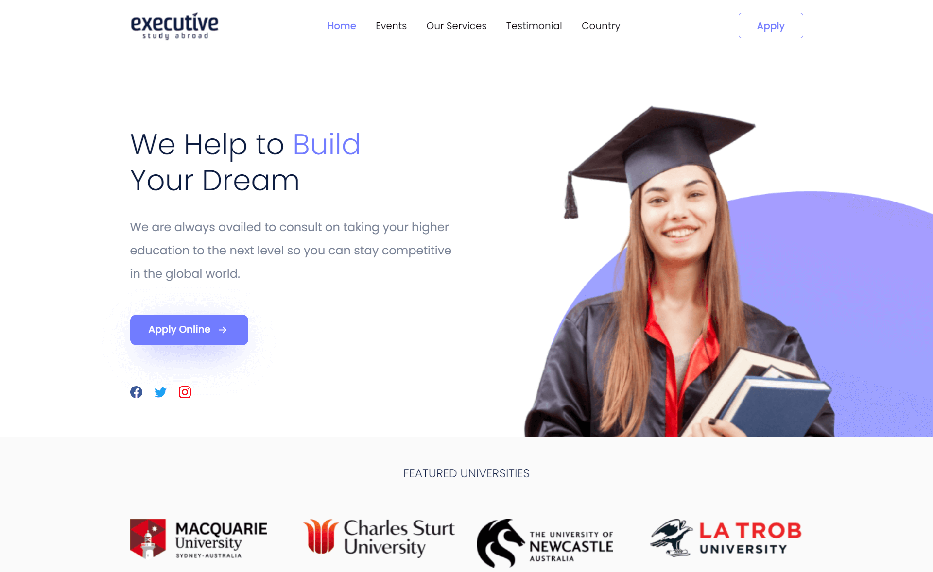 Executive – Free Bootstrap 5 HTML5 Academic Website Template