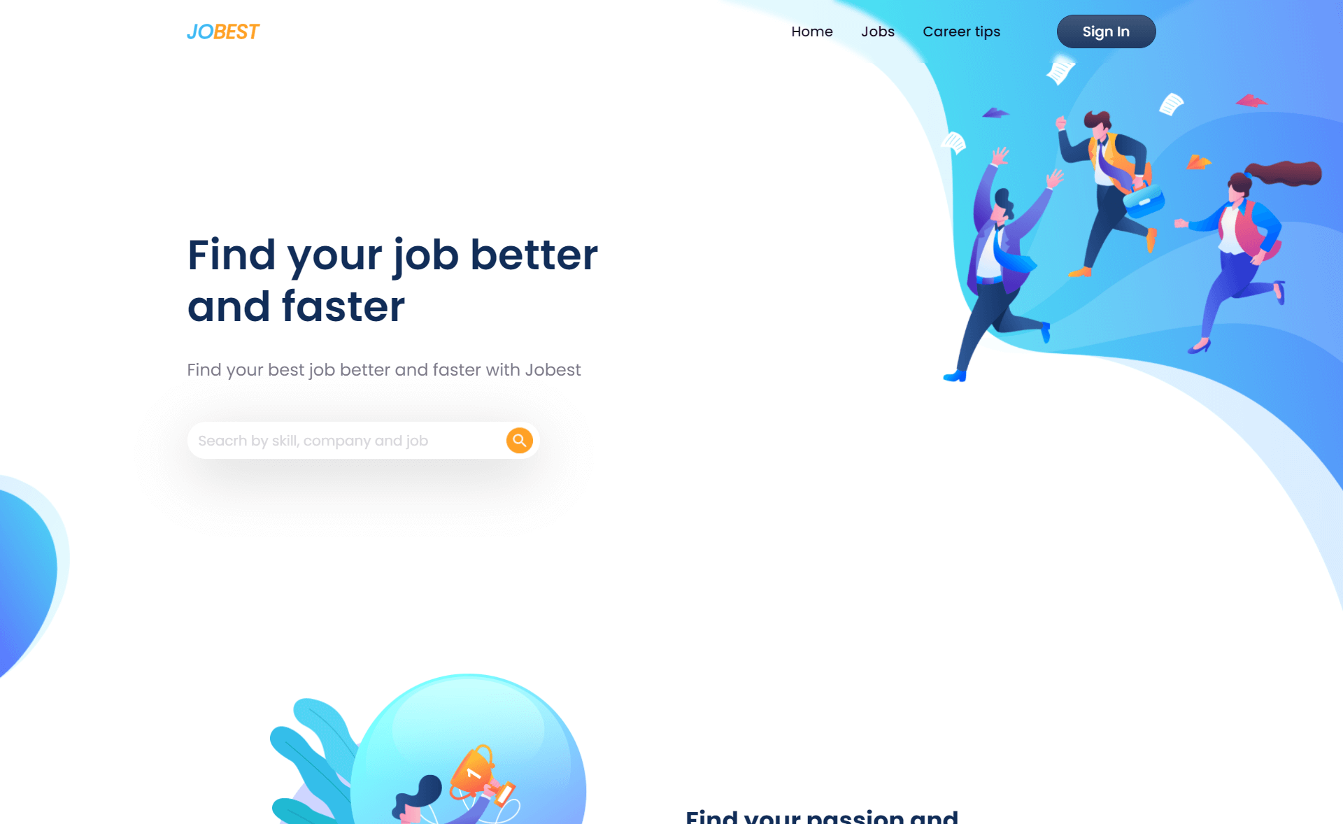 JoBest – Free Bootstrap 5 HTML5 Multipurpose Landing Page Template