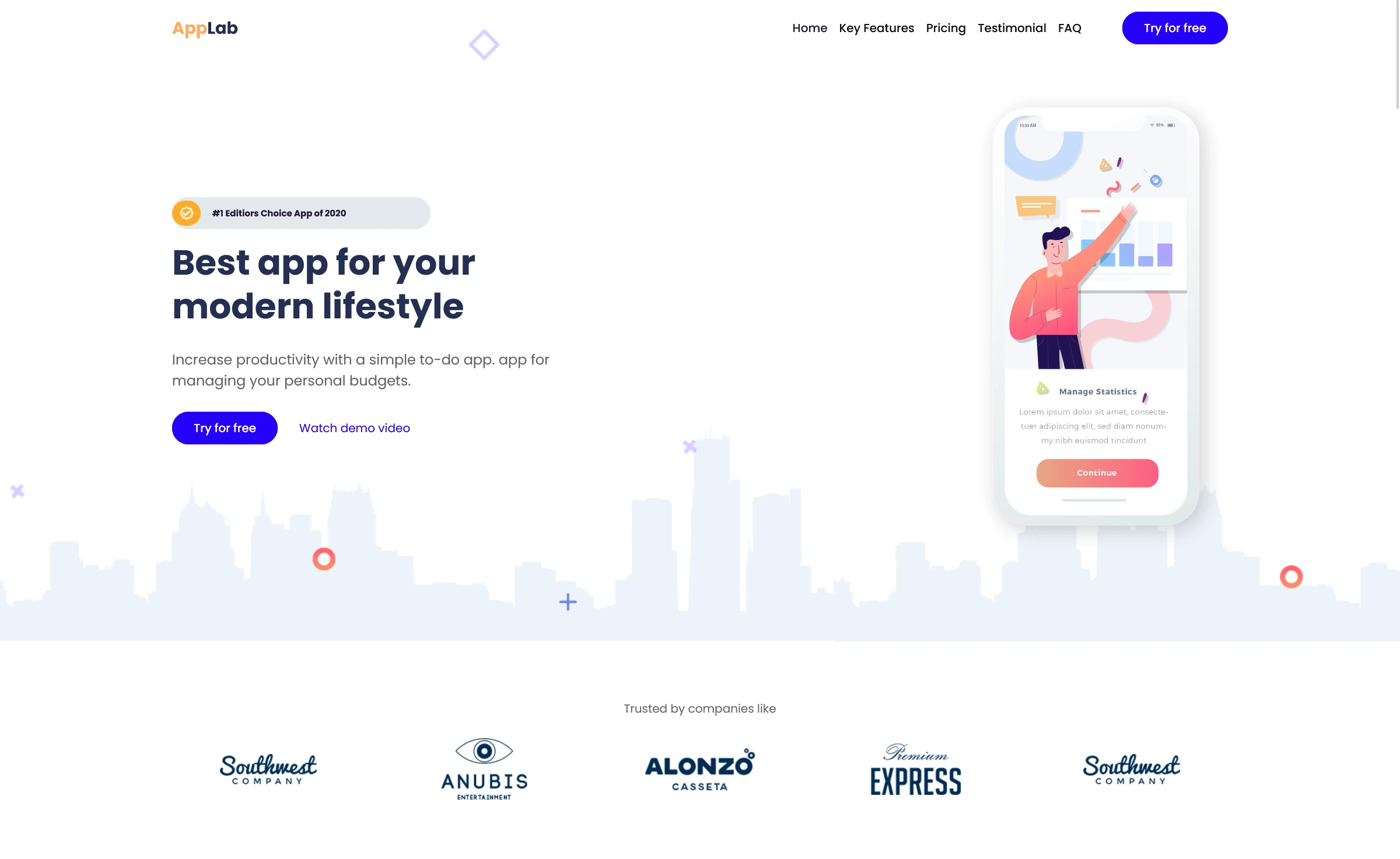 AppLab – Free Responsive Bootstrap 5 HTML5 Multipurpose Landing Page Template