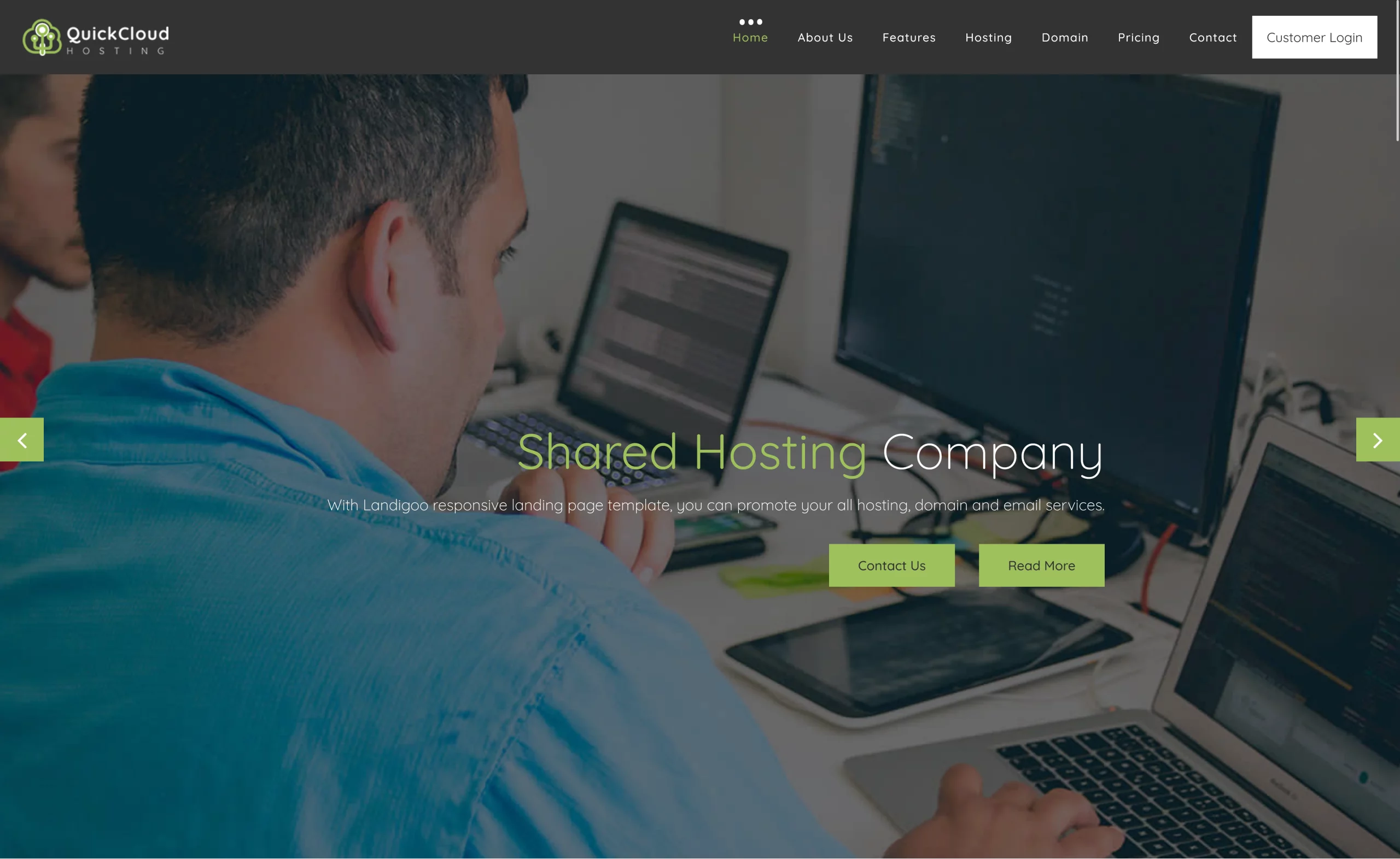 QuickLoud – Free Bootstrap 4 HTML5 Agency Website Template