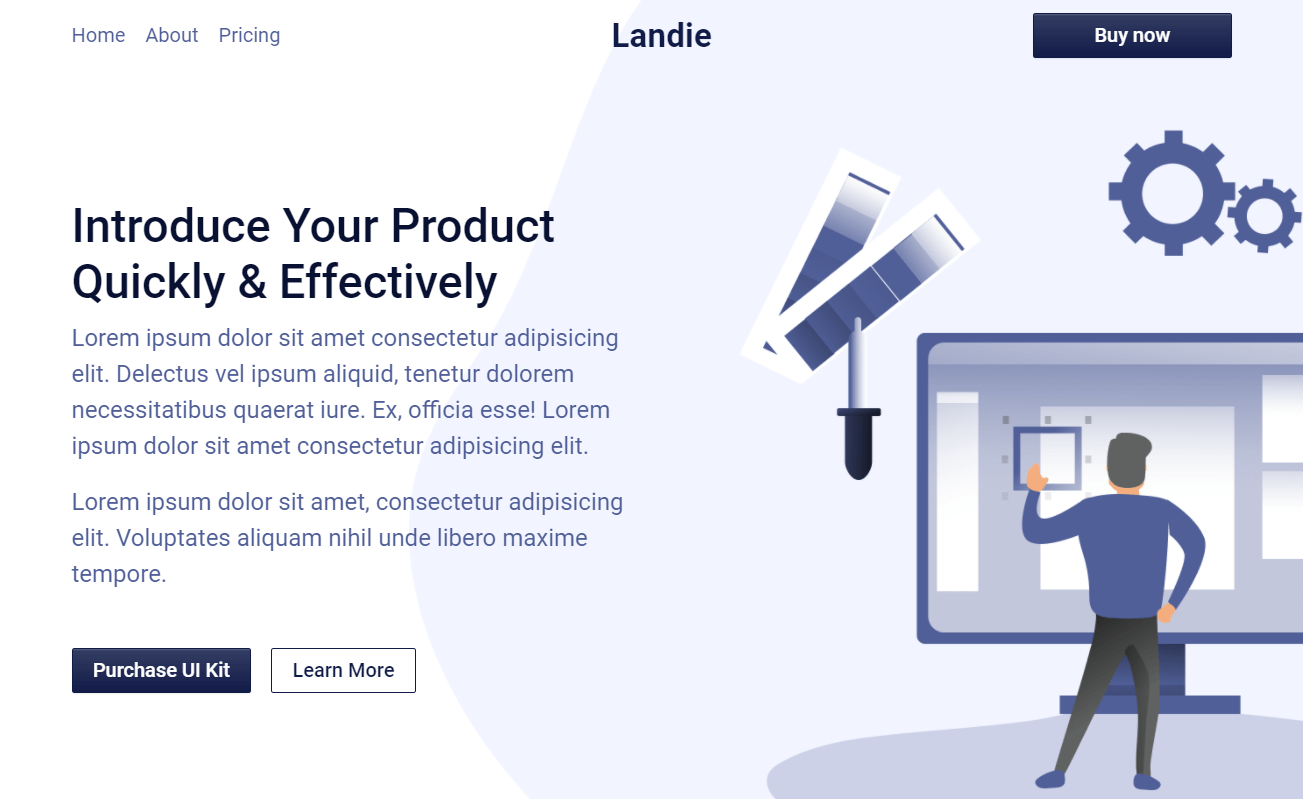 Landie – Brand New Free Bootstrap 5 HTML5 Landing Page Template
