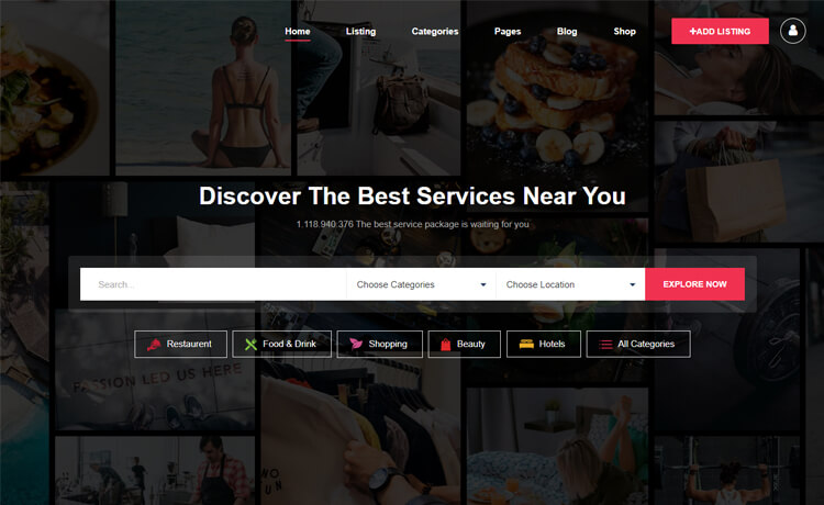 Directing – Free Bootstrap 4 HTML5 Directory Listing Website Template